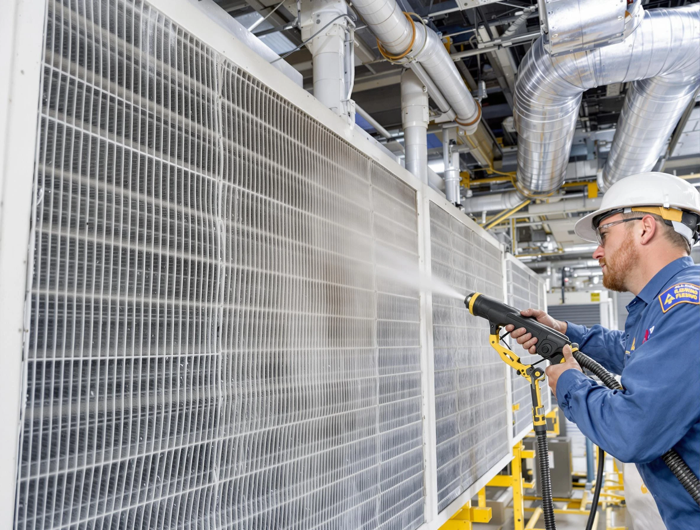 Professional commercial coil cleaning by Lafayette Air Duct Cleaning in Lafayette