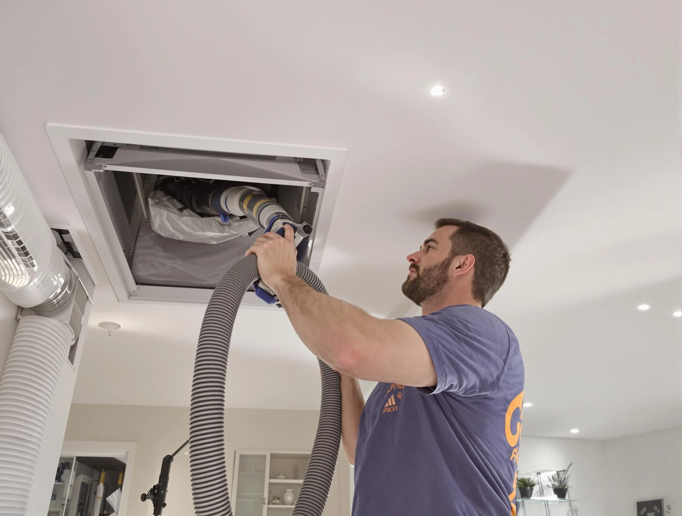 Precision indoor duct cleaning by Lafayette Air Duct Cleaning in Lafayette