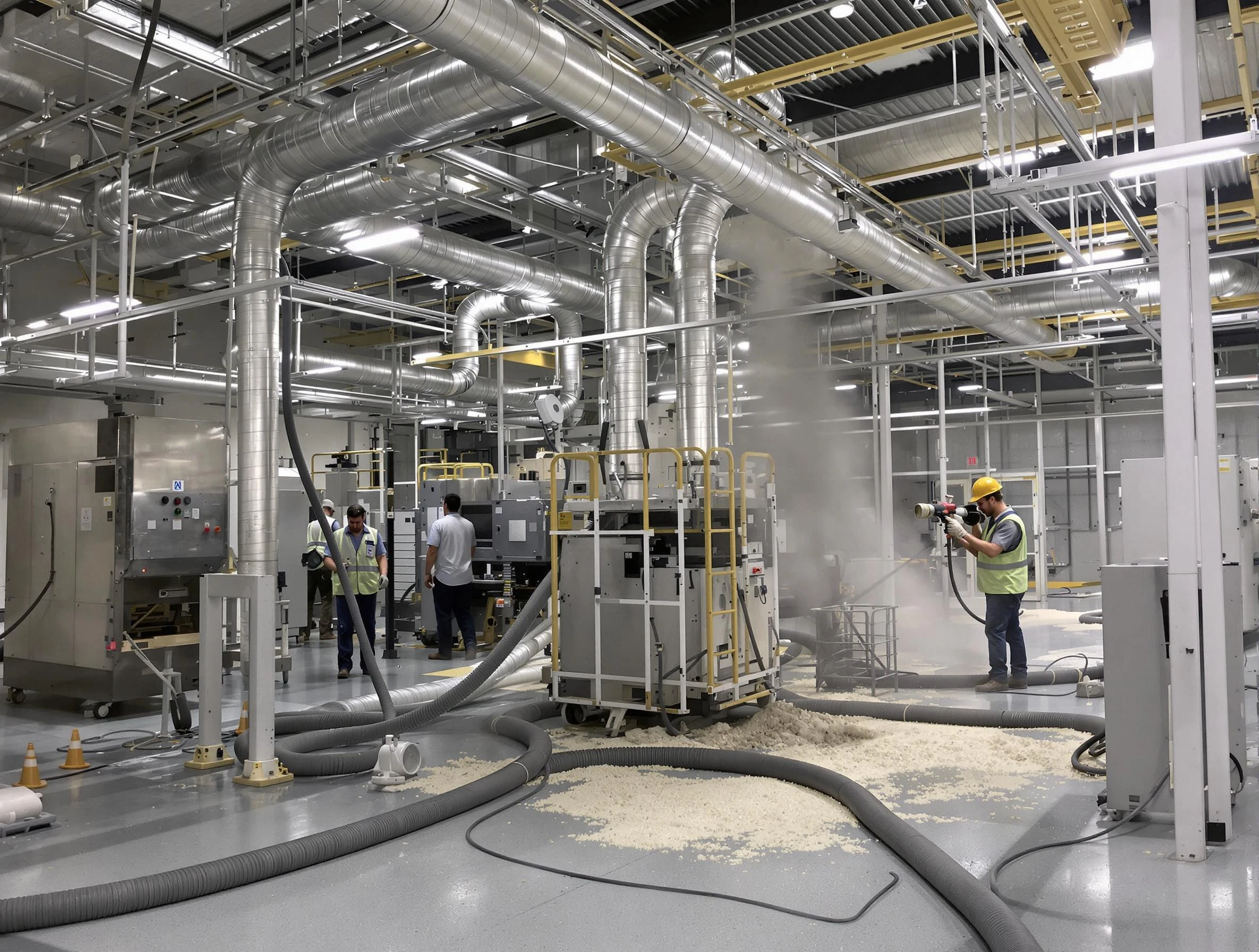 Heavy-duty industrial duct cleaning by Lafayette Air Duct Cleaning in Lafayette